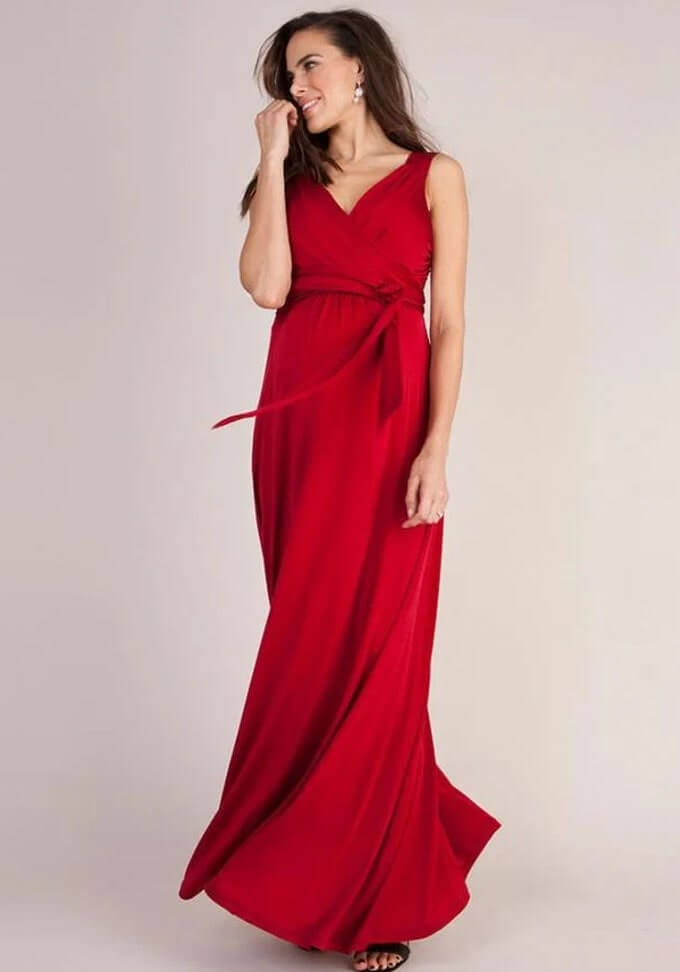 robe longue rouge-min