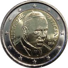 Le 2 euros du Vatican
